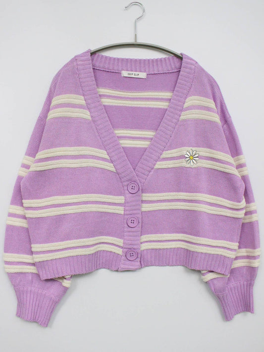 Chip Clip/チップクリップ/カーディガン/ボレロ/トップス/パープル/M