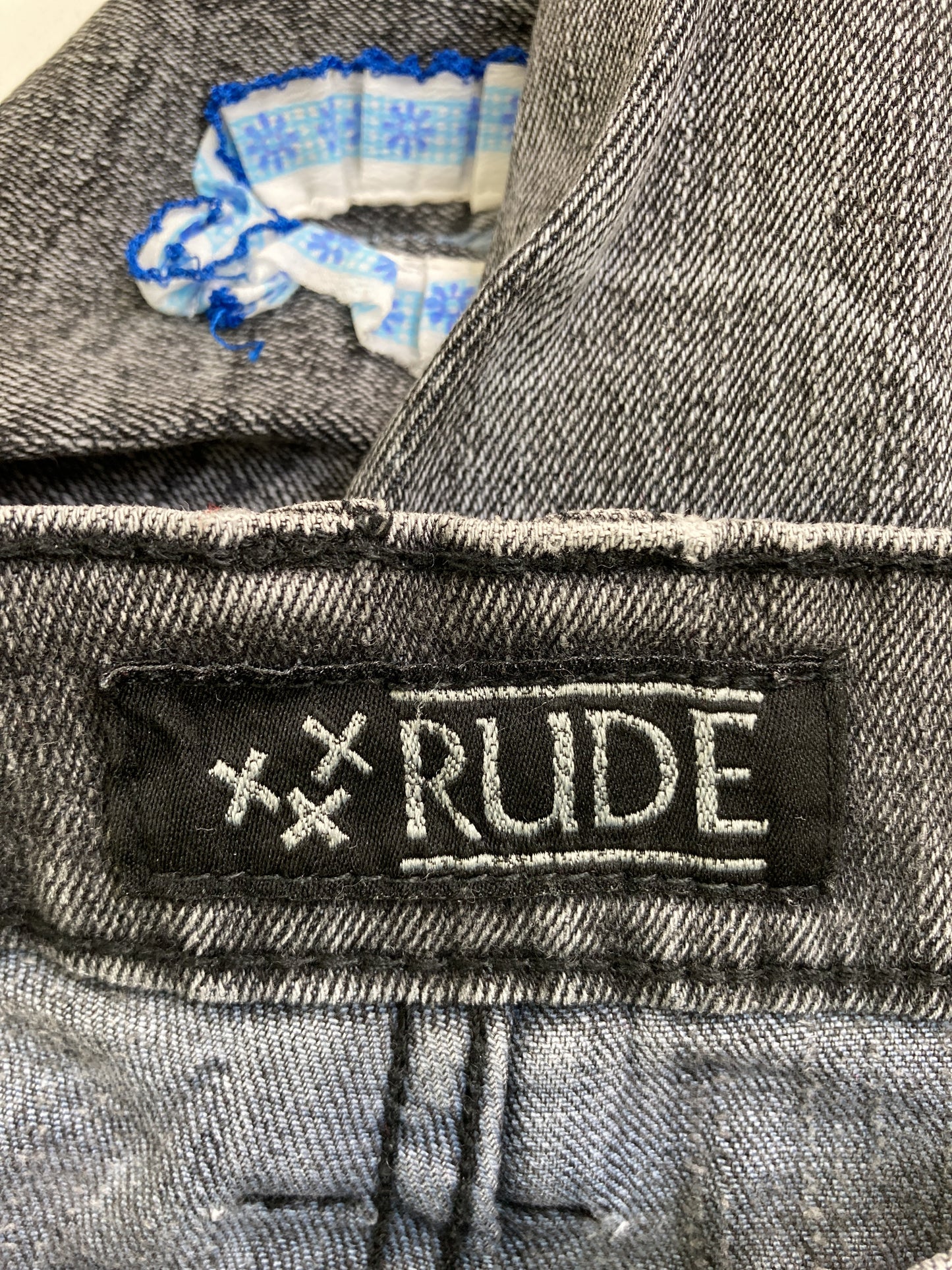 RUDE/デニムパンツ/パンツ/ブラック/28/32