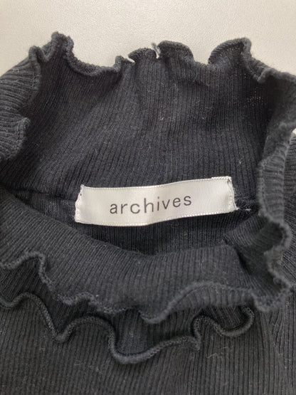 archives/アルシーヴ/Tシャツ/カットソー/トップス/ブラック/M