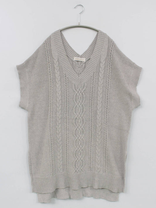 miroir/ベスト/トップス/グレー/38