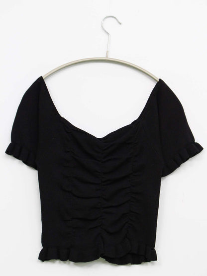 17kg/Tシャツ/カットソー/トップス/ブラック