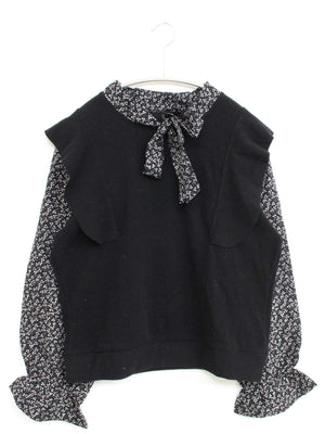 JUNOAH/ジュノア/シャツ/ブラウス/トップス/ブラック