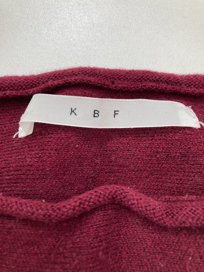 KBF/ケービーエフ/ニット/セーター/トップス/レッド/one