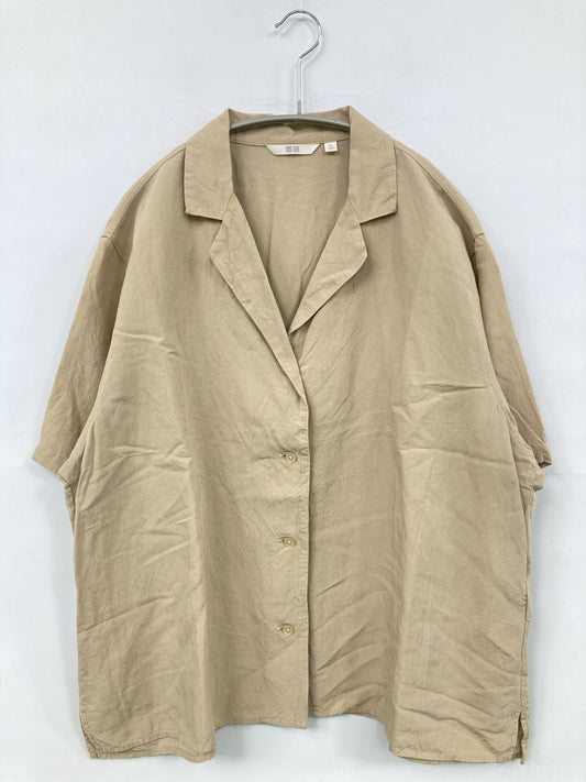 UNIQLO/ユニクロ/シャツ/ブラウス/トップス/ベージュ/XL
