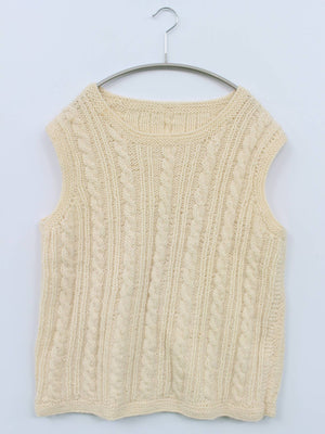 ノースリーブ/トップス/アイボリー