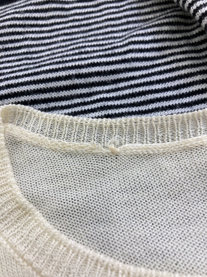 BAYFLOW/ベイフロー/ニット/セーター/トップス/ホワイト