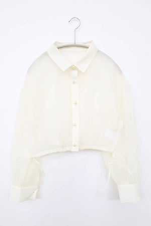 シャツ/ブラウス/トップス/ホワイト/F