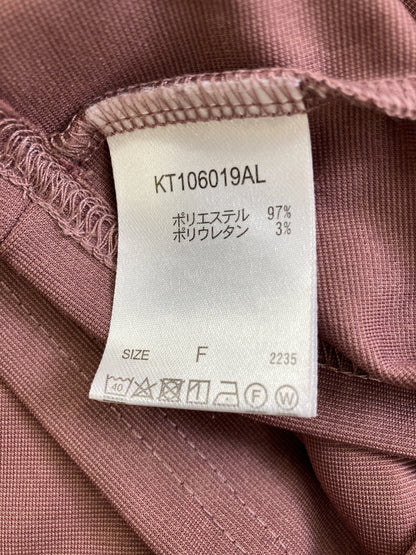 Adoon plain/アドーンプレーン/Tシャツ/カットソー/トップス/ピンク/F