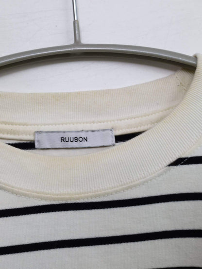 RUUBON/Tシャツ/カットソー/トップス/ホワイト/M