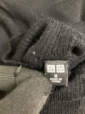 UNIQLO/ユニクロ/ニット/セーター/トップス/ブラック/M
