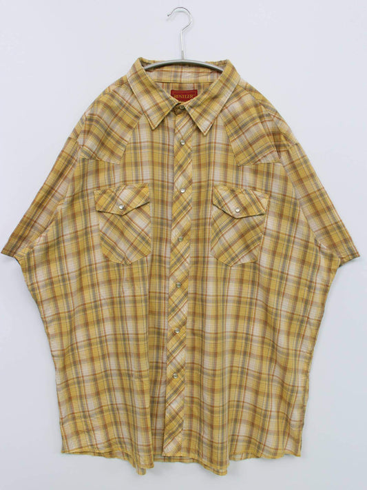 RUSTLER/シャツ/ブラウス/トップス/イエロー/XXL