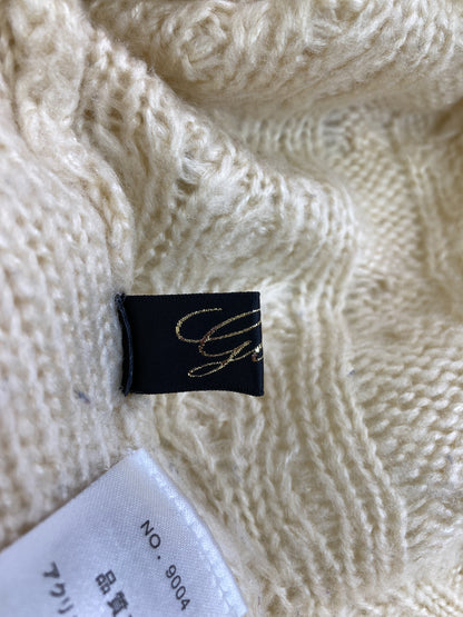 ニット/セーター/トップス/ホワイト/M
