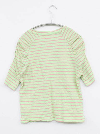 Omekashi/Tシャツ/カットソー/トップス/ライトグリーン/F