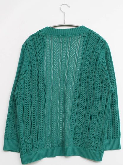 GLACIER/グラシア/カーディガン/ボレロ/トップス/グリーン/M