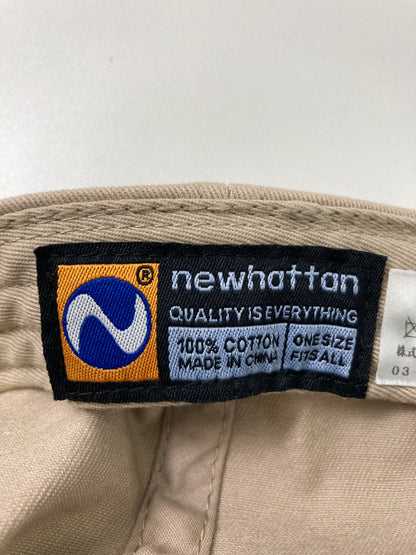 NEWHATTAN/ニューハッタン/キャップ/帽子/ベージュ/OneSize FITS ALL