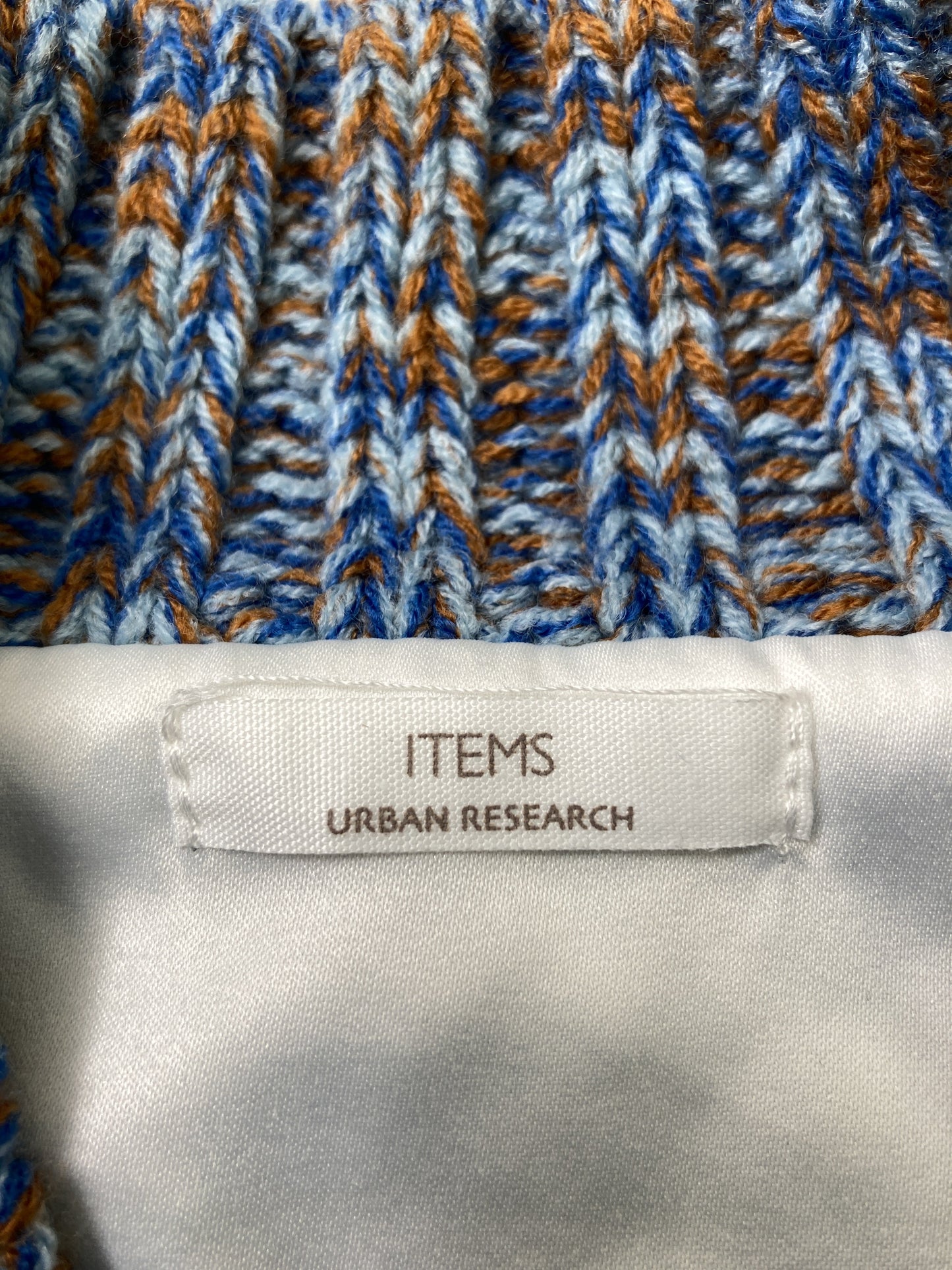 ITEMS/アイテムズ/ニット/セーター/トップス/ブルー/Free