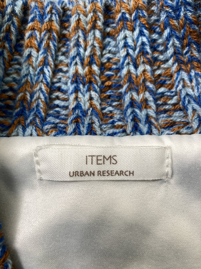 ITEMS/アイテムズ/ニット/セーター/トップス/ブルー/Free