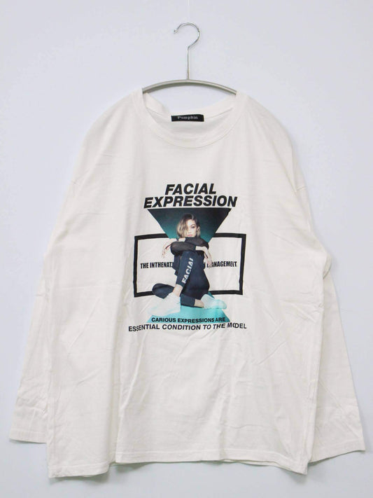 Pumpkin/Tシャツ/カットソー/トップス/ホワイト