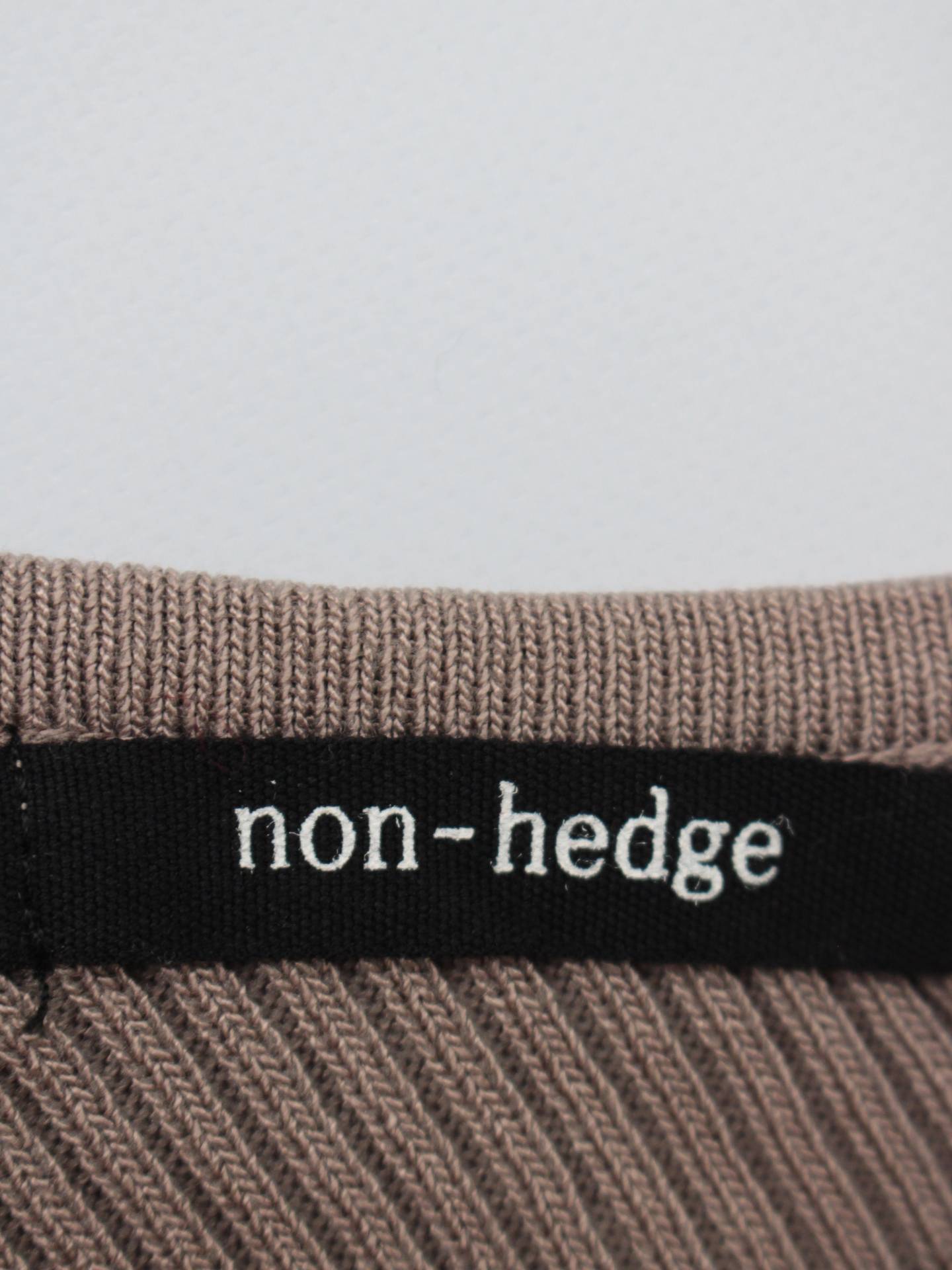 non-hedge/ニット/セーター/トップス/ベージュ