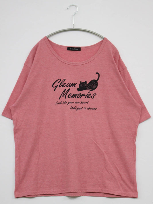 COOKIE HOUSE/Tシャツ/カットソー/トップス/ピンク/4L