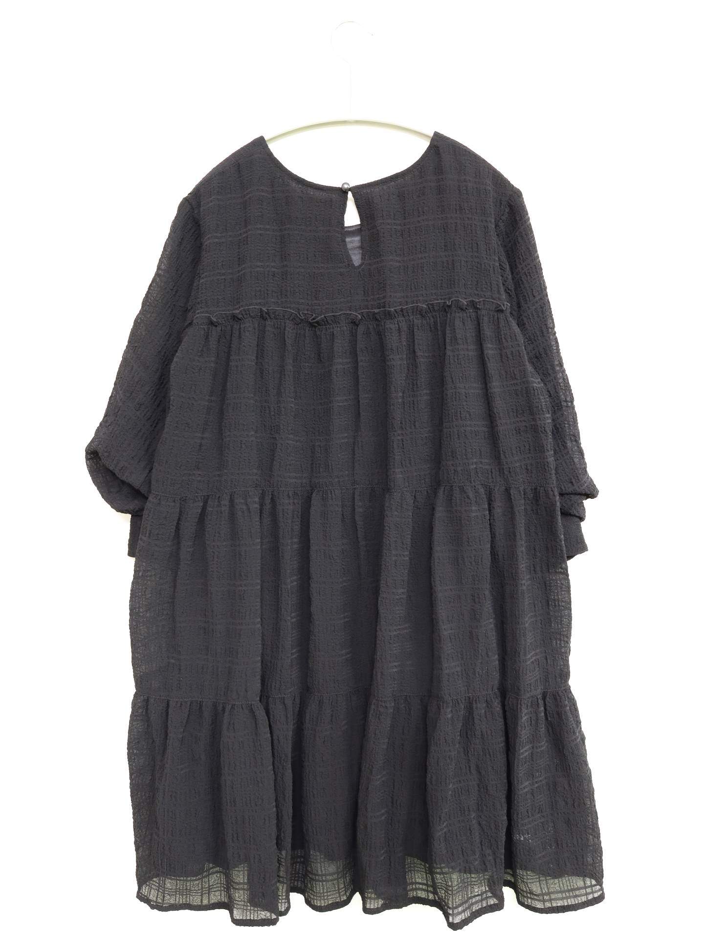 ems excite/エムズエキサイト/チュニック/ワンピース/ドレス/ブラック/F