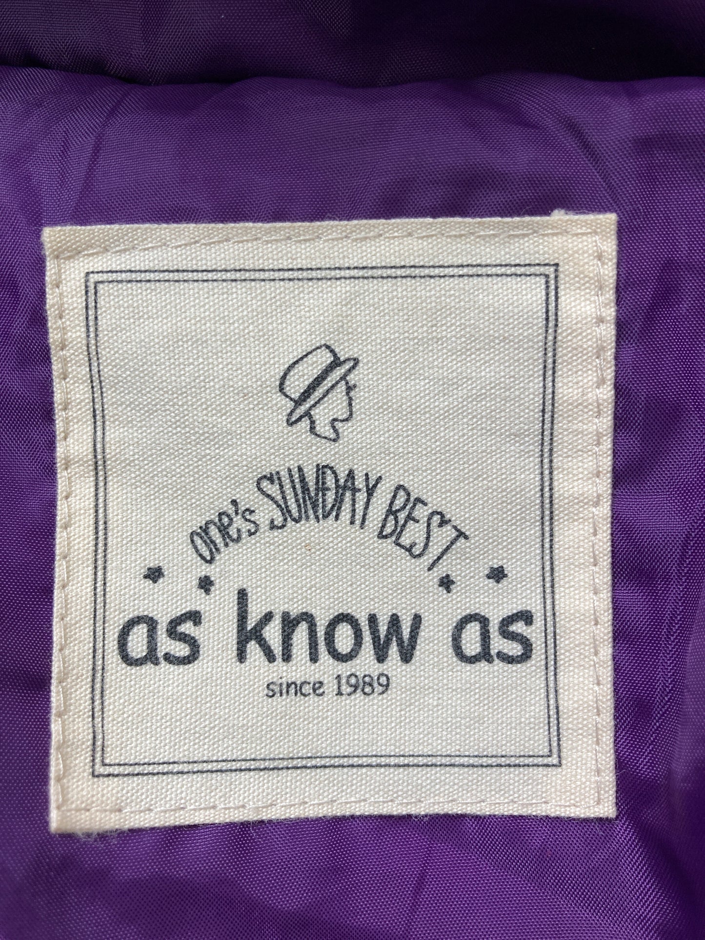 as know as/アズノゥアズ/その他アウター/ジャケット/アウター/パープル/*