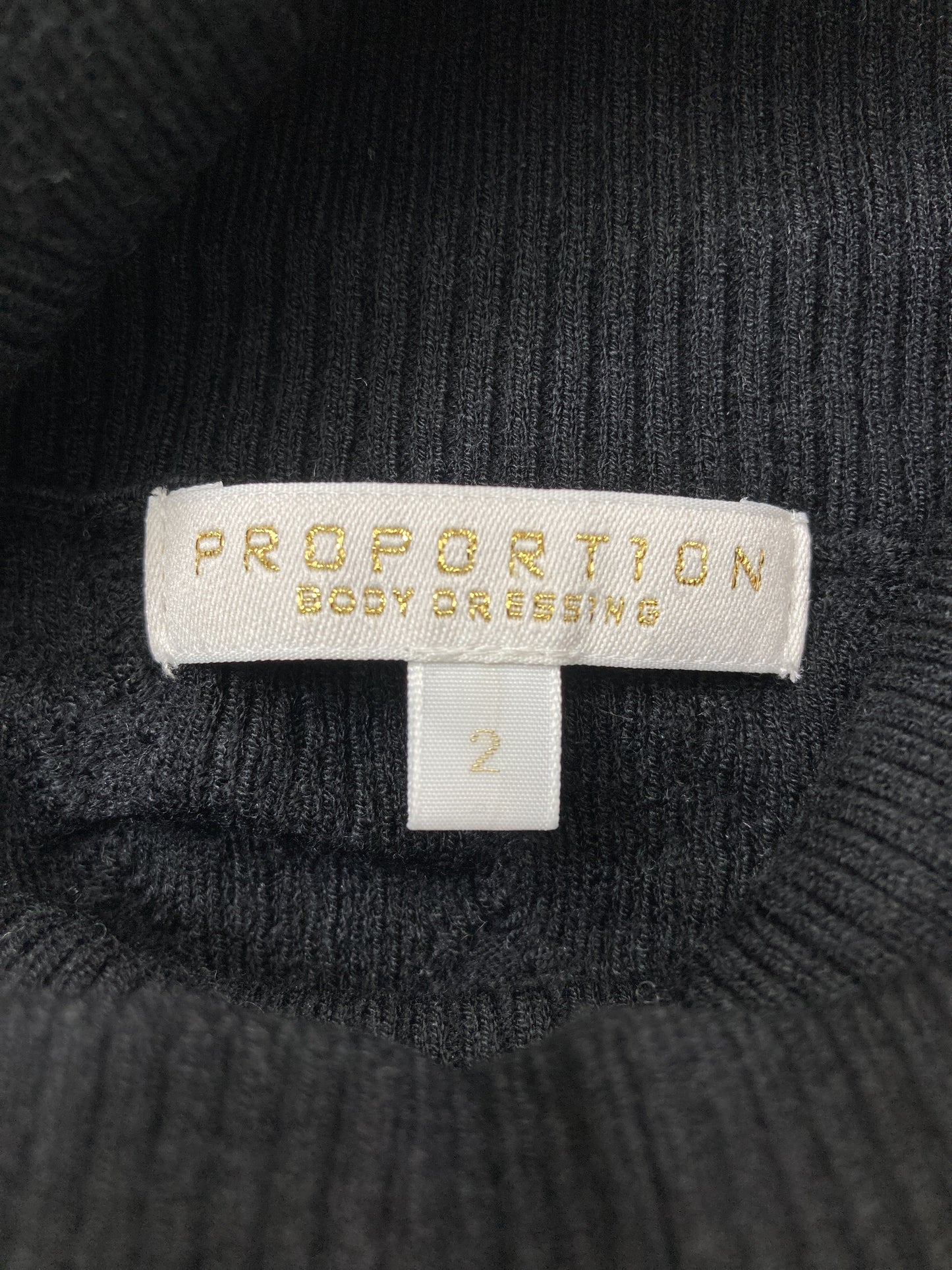 PROPORTION/ニット/セーター/トップス/ブラック/2