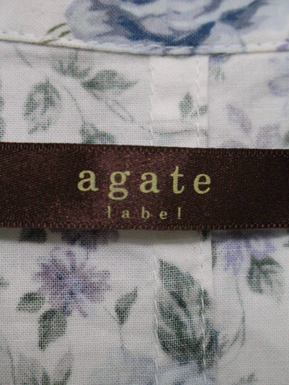 agate label/シャツ/ブラウス/トップス/ホワイト/M