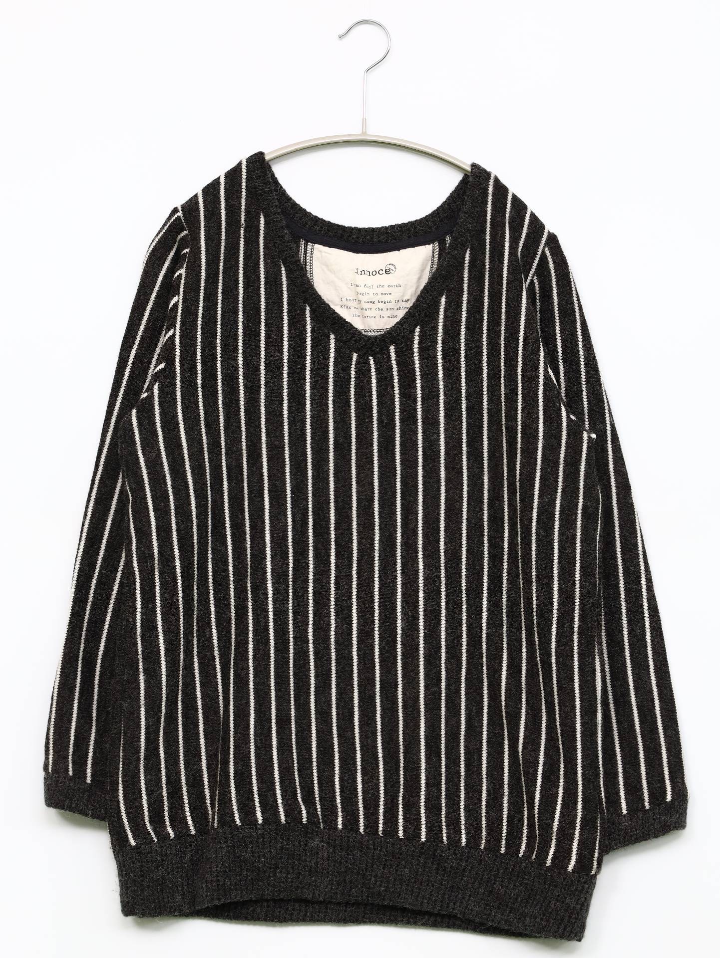 INNOCE/ニット/セーター/トップス/ブラック/L