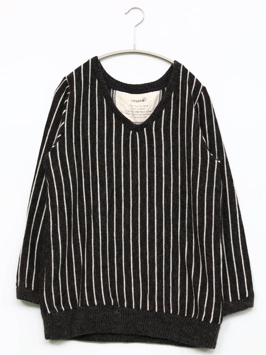INNOCE/ニット/セーター/トップス/ブラック/L