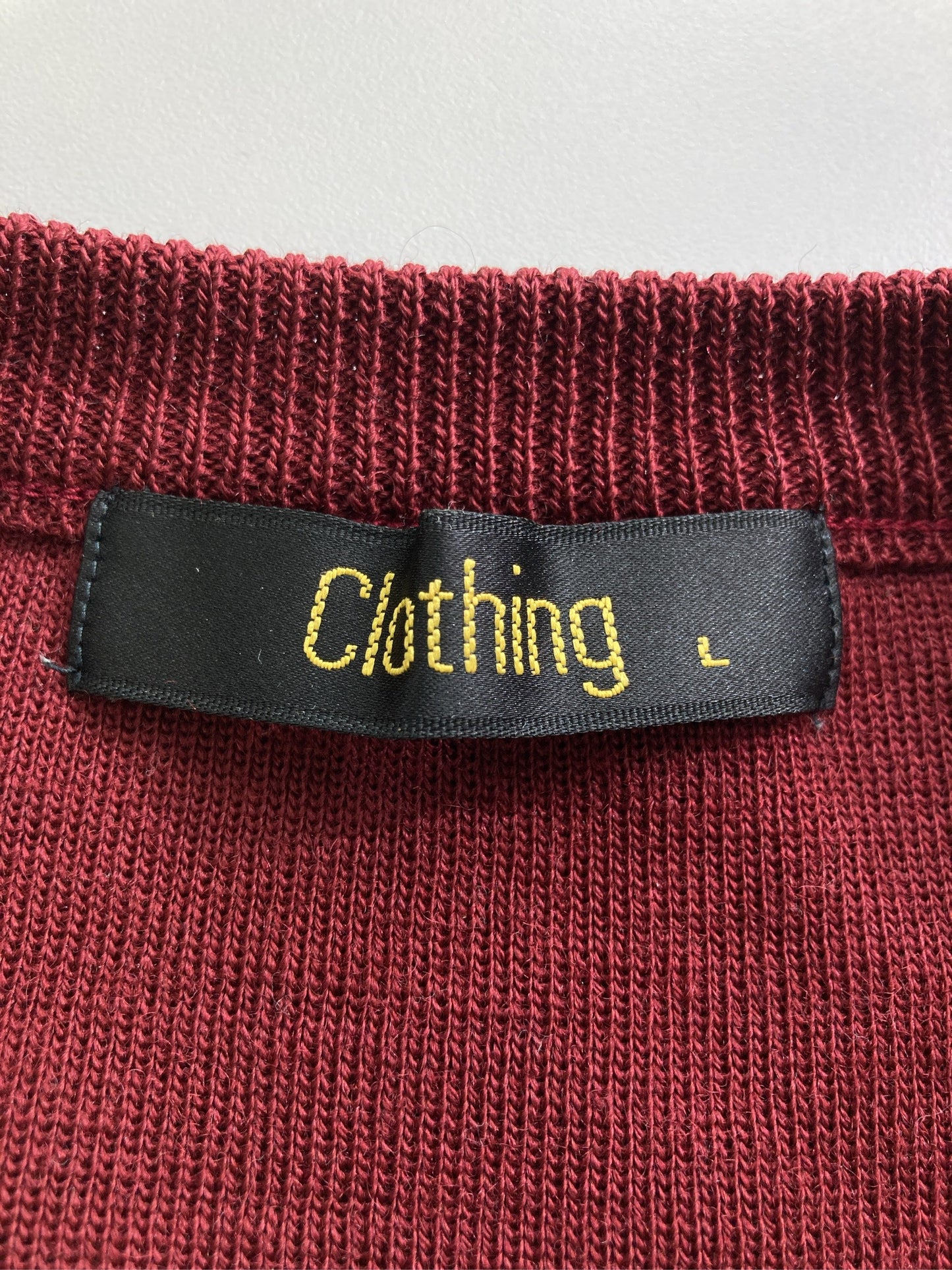 clothing/ベスト/トップス/レッド/L