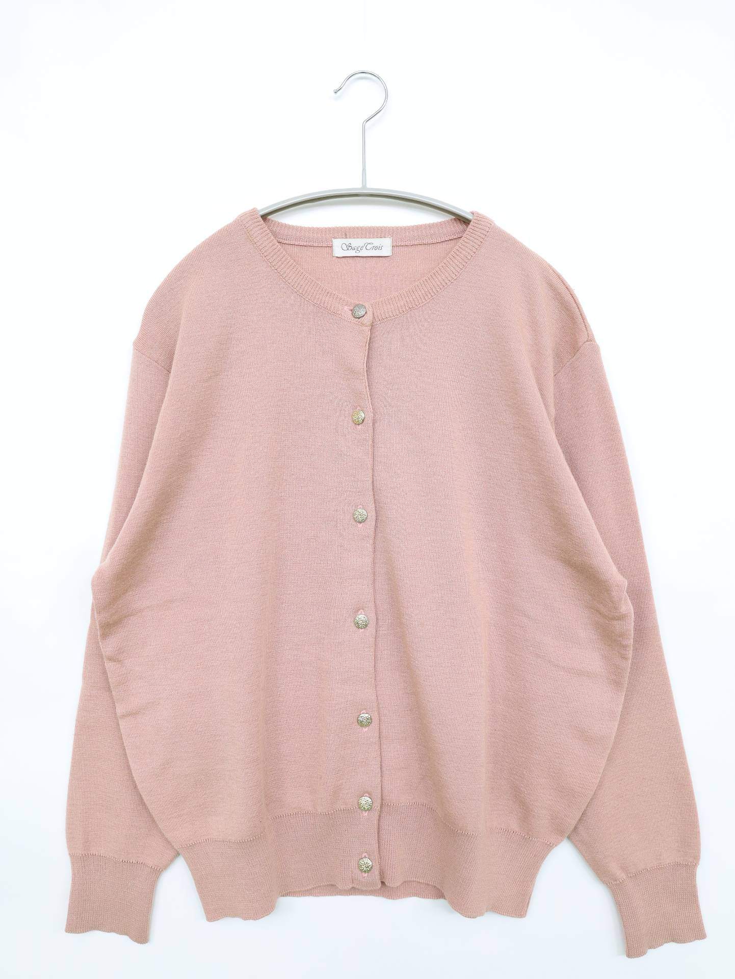 sage crois/カーディガン/ボレロ/トップス/ピンク/L