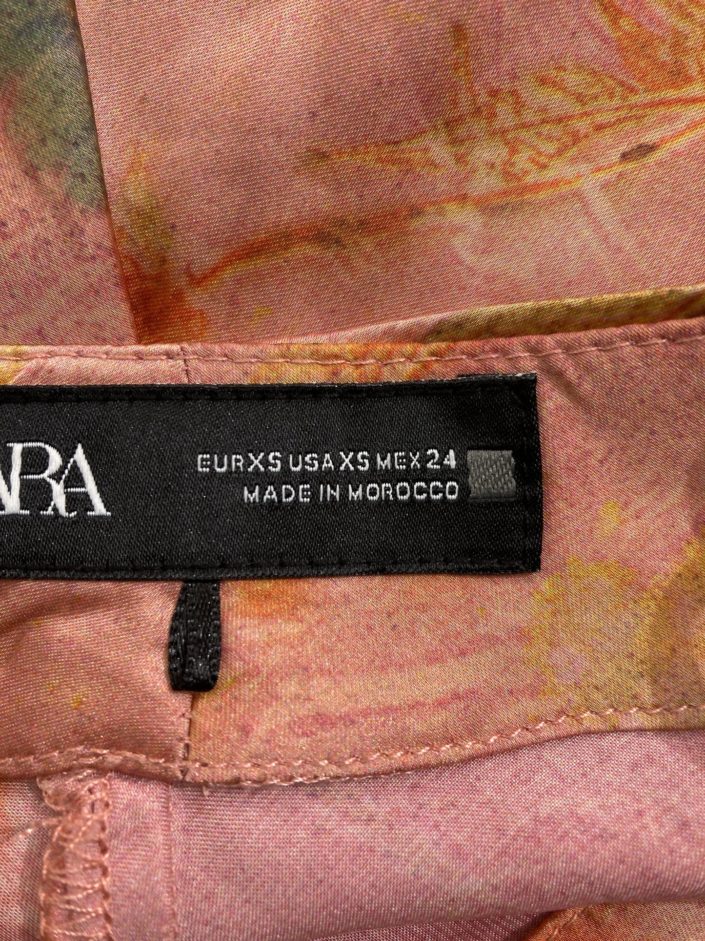 ZARA/ザラ/キャミソール/トップス/オレンジ/EUR XS/USA XS/MEX 24