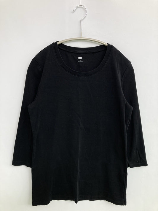 UNIQLO/ユニクロ/Tシャツ/カットソー/トップス/ブラック/M