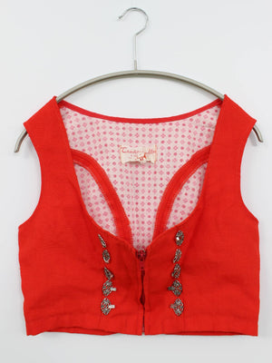 ベスト/トップス/レッド/40