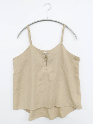 Luti que/ルティーク/キャミソール/トップス/ベージュ/L