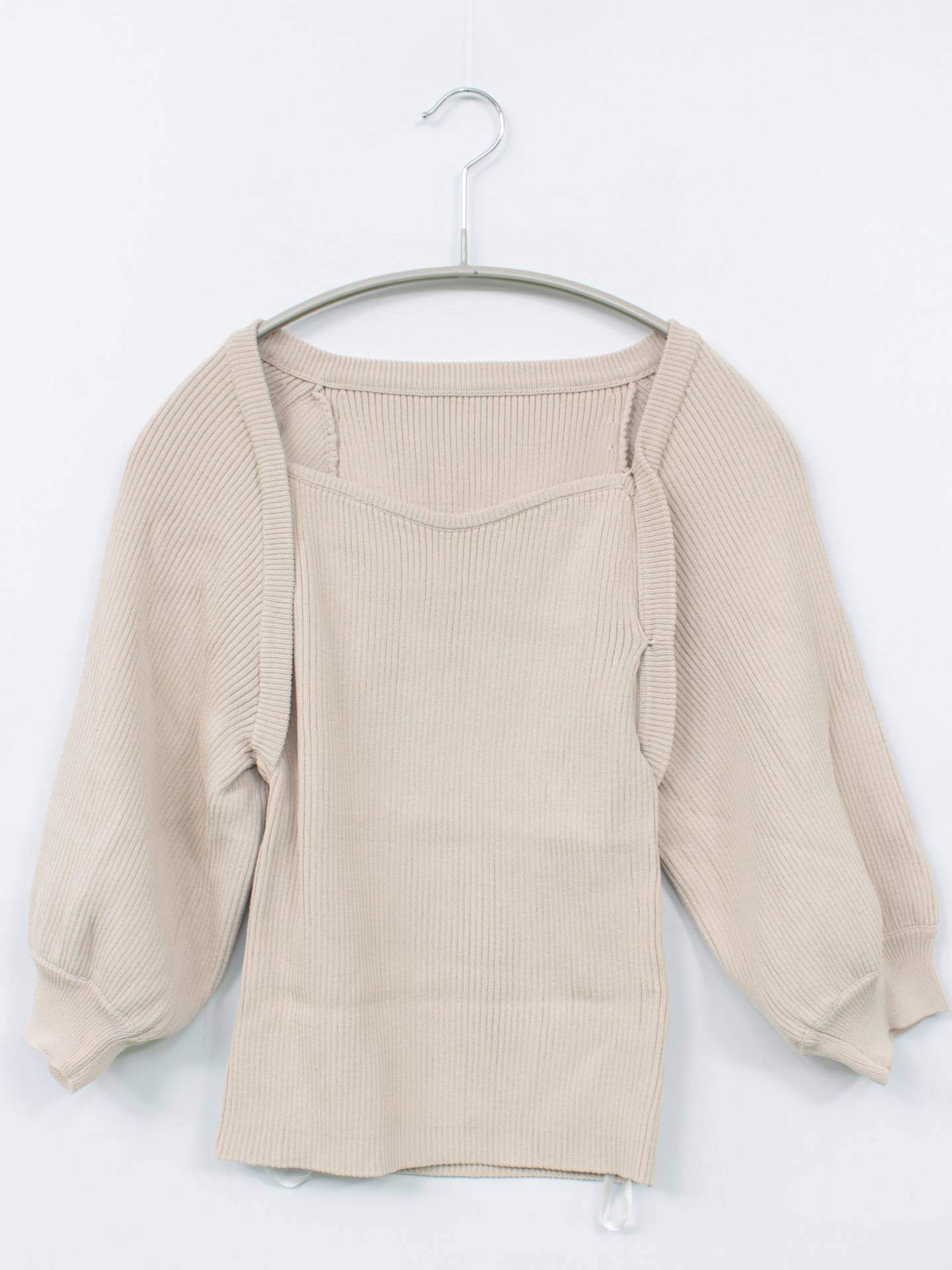 dazzlin/ダズリン/ニット/セーター/トップス/ベージュ/F