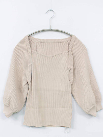 dazzlin/ダズリン/ニット/セーター/トップス/ベージュ/F