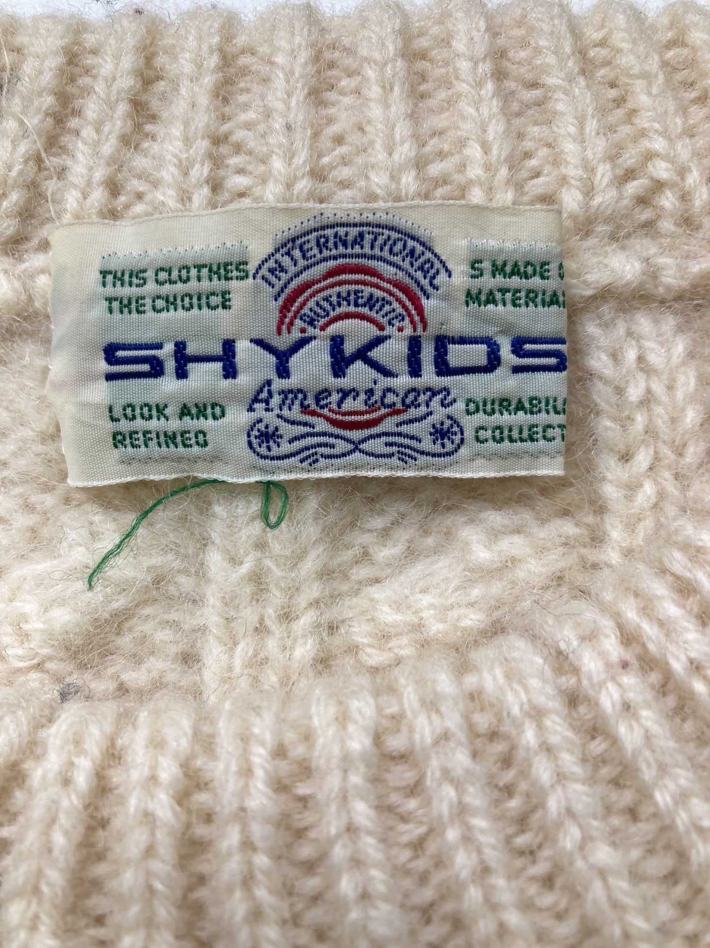 SHYKIDS/ニット/セーター/トップス/ホワイト/L