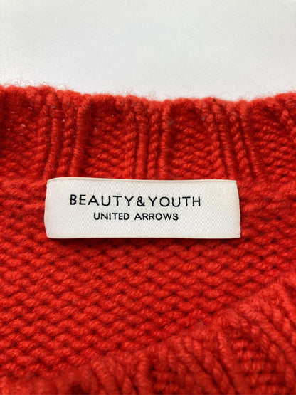 BEAUTY&YOUTH/ビューティーアンドユース/ニット/セーター/トップス/レッド