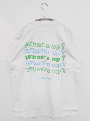 WHAT'S UP/ワッツアップ/Tシャツ/カットソー/トップス/ホワイト/M