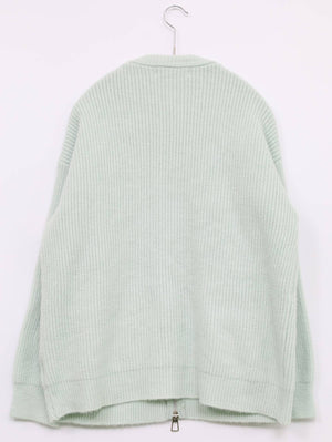 Alicedudu/ニット/セーター/トップス/ライトグリーン/M