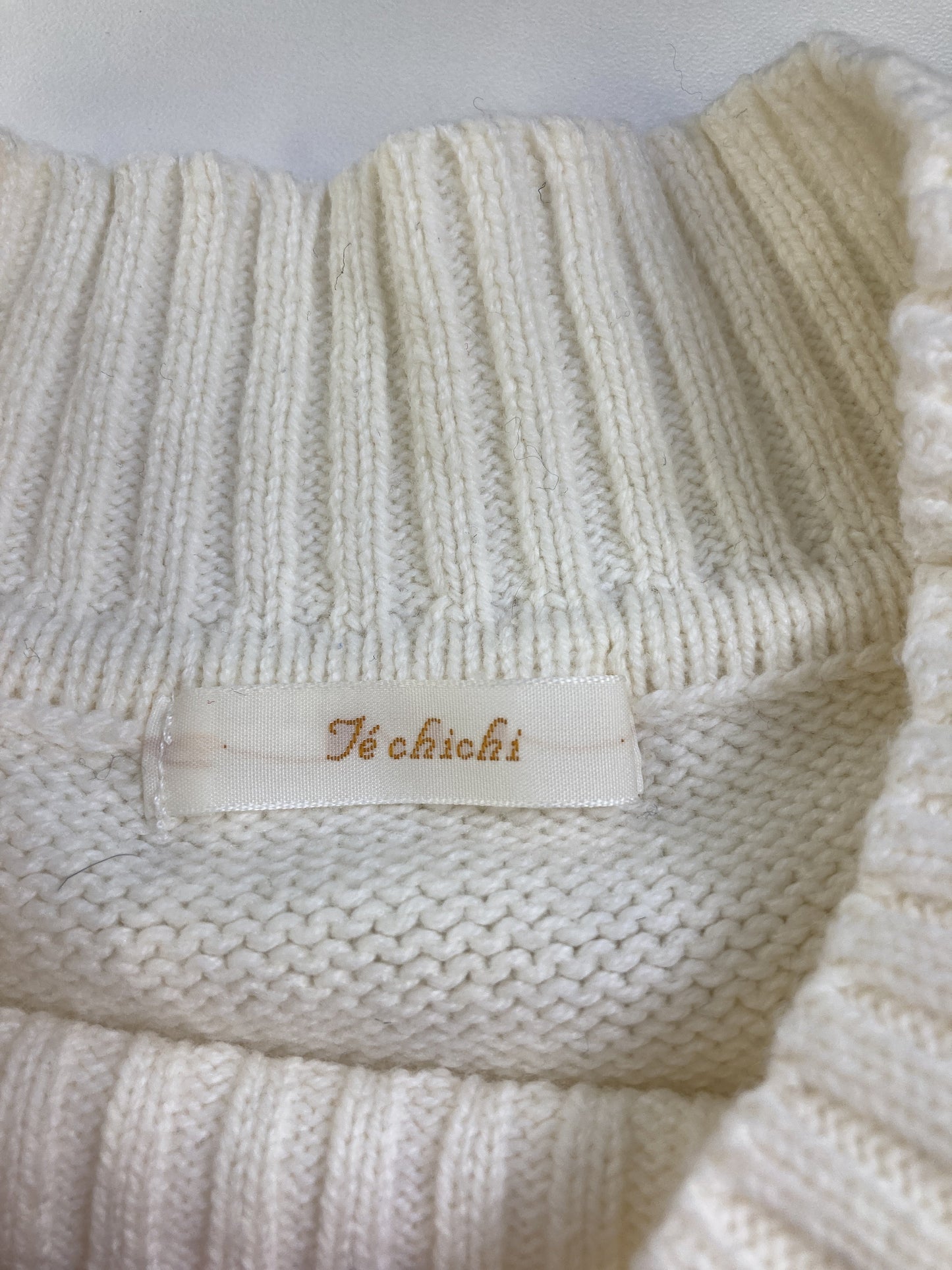 Te chichi/テチチ/ニット/セーター/トップス/ホワイト