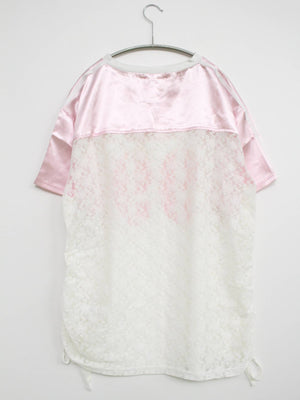 W♡C/ダブルシー/Tシャツ/カットソー/トップス/ピンク/F