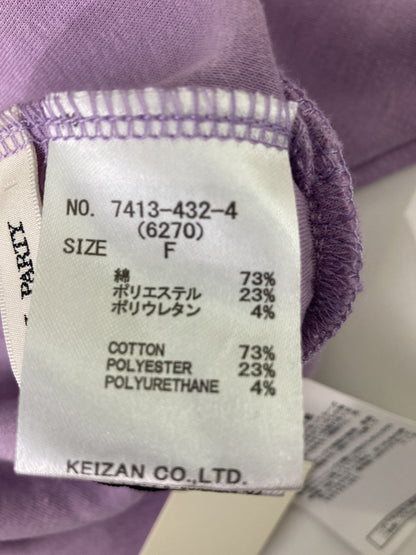 ROYAL PARTY/ロイヤルパーティー/Tシャツ/カットソー/トップス/パープル/F