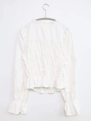 ems excite/エムズエキサイト/シャツ/ブラウス/トップス/ホワイト/F