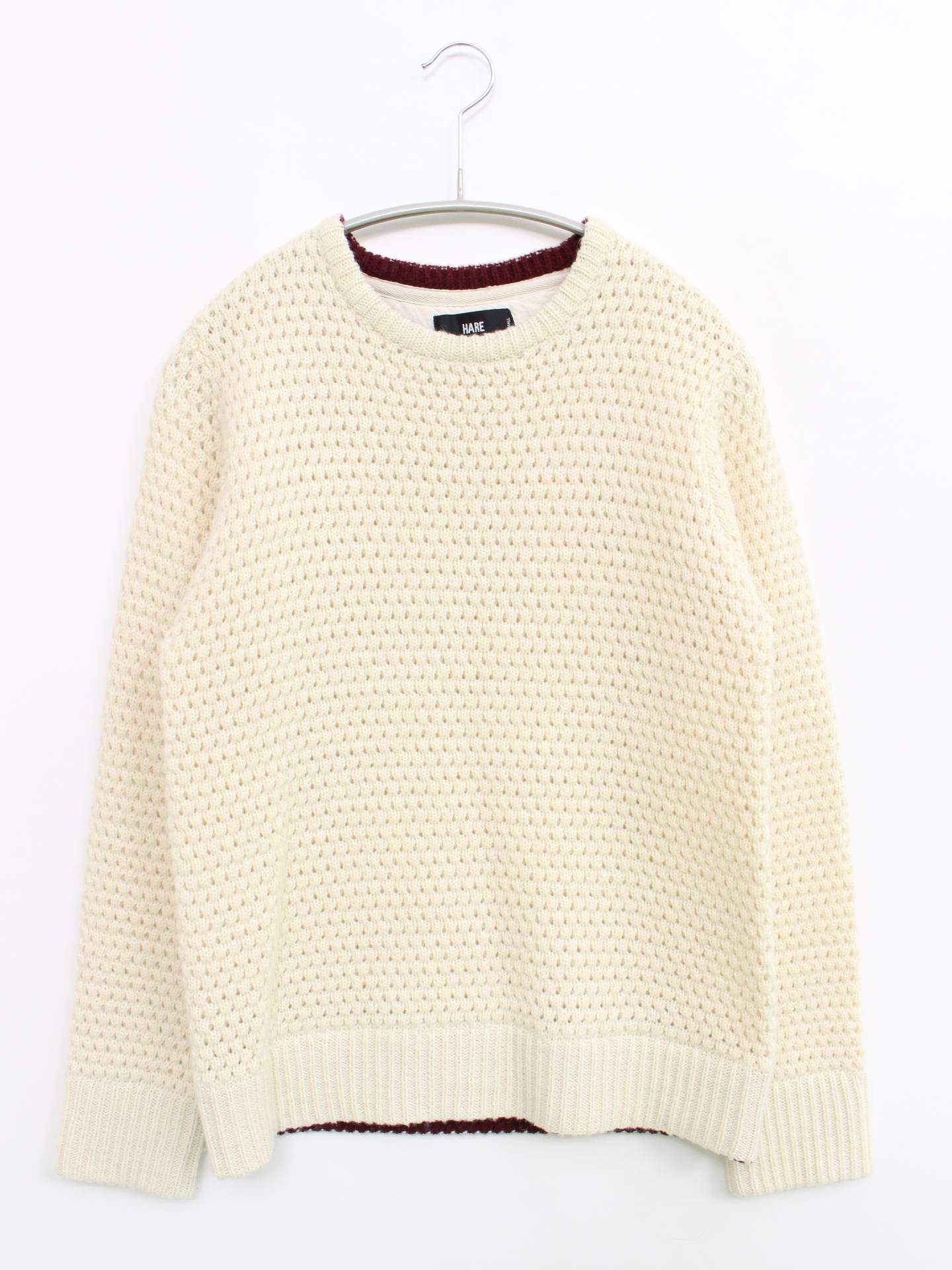 HARE/ハレ/ニット/セーター/トップス/ホワイト/S