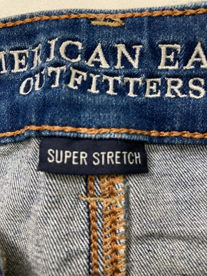 AMERICAN EAGLE/アメリカンイーグル/デニムパンツ/パンツ/ブルー/UK4