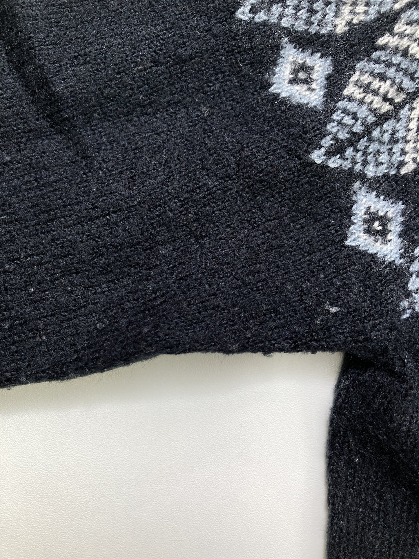 No jean/ニット/セーター/トップス/ブラック/M