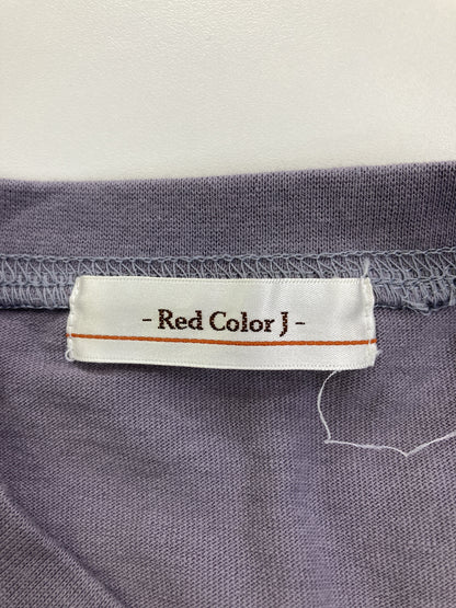 Red color j/Tシャツ/カットソー/トップス/パープル/M